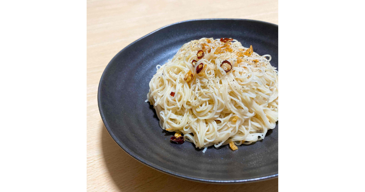 ペペロンチーノのライバル出現！【無限ガーリックそうめん】/ リュウジのバズレシピ