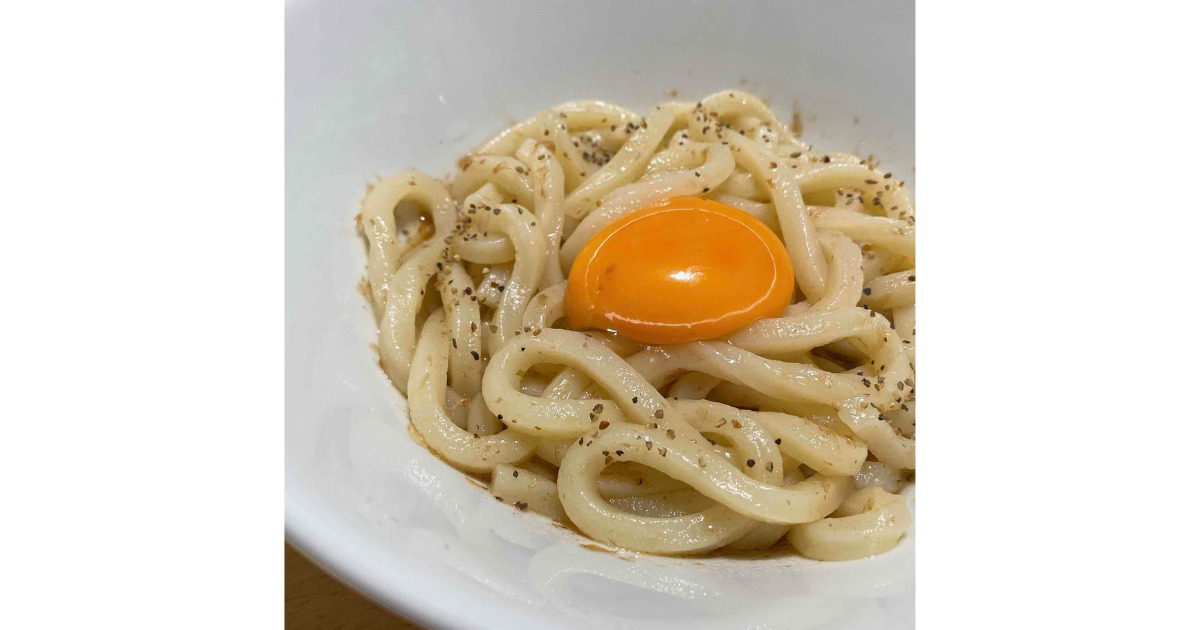 混ぜるだけでできる【虚無塩うどん】/ リュウジのバズレシピ